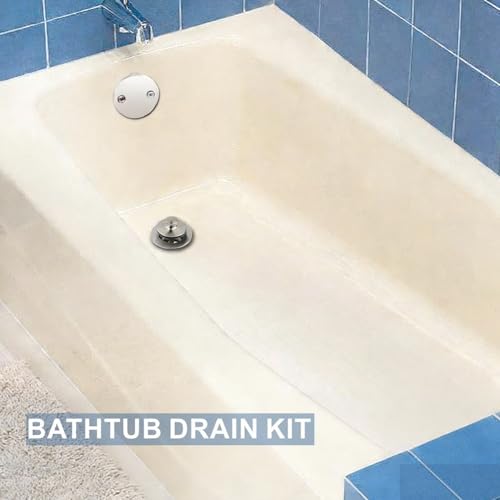 Bonde pour baignoire défectueuse ? Kit de remplacement universel à 2 trous - 6