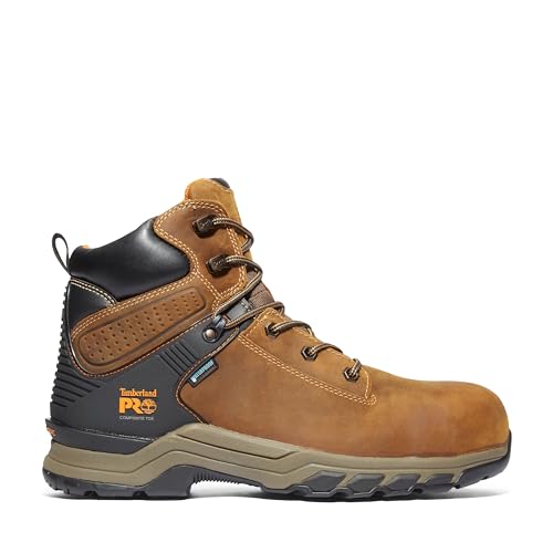 Image of Timberland PRO Men's Hypercharge 6 Inch Composite Safety Toe Waterproof Industrial Work Boot