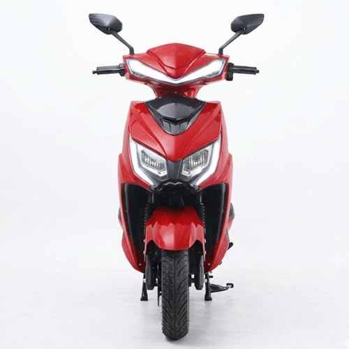 Image of Ryoto Electric Scooter Non RTO Lithium-ion, Top Speed: Approx. 25-30 km /h, Range (Mileage): Approx. 70-90 km per Charge, Waterproof Electrical Bike Scooty (Red)