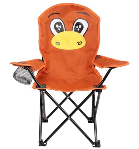 Kynast Kinder Anglersessel Armlehnstuhl mit Getränkehalter (orange (Maulwurf))
