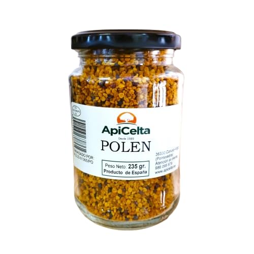 Polen de abeja en grano Apicelta, tarro de 235 g. Disfruta de los beneficios del polen de abeja.