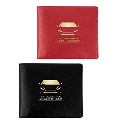 Performore Car Registration and Insurance Card Holders, Premium Wallets for