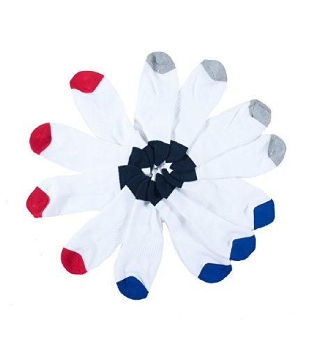 Polo 6 Pack Peds Socks White 03