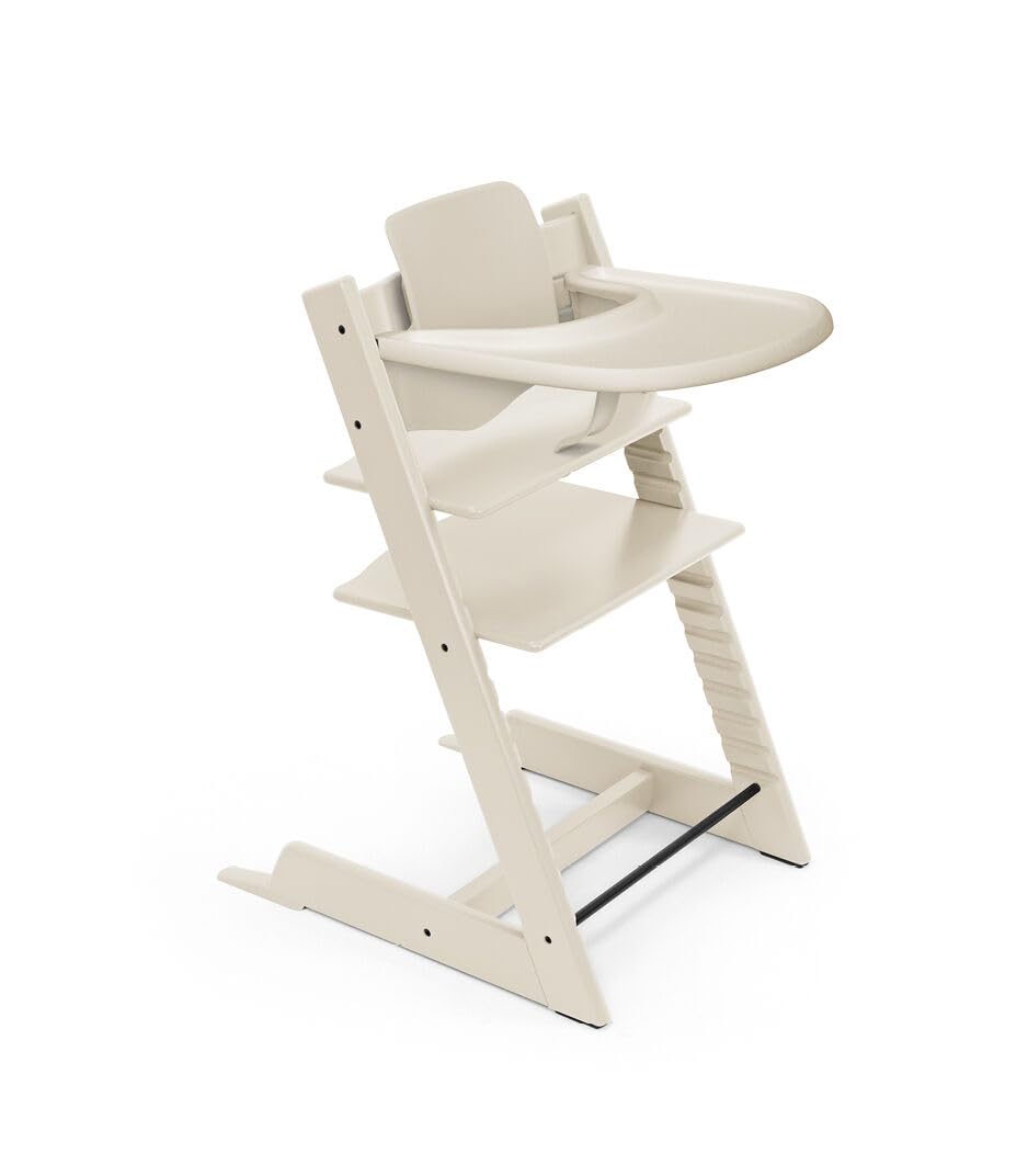 Stokke Vassoio, Vanilla White - Compatibile con Tripp Trapp Baby Set - Comodo da usare e pulire - In plastica senza BPA - Adatto per bambini dai 6 ai 36 mesi