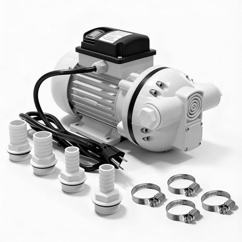 AC 110V-120V Diesel Exhaust Fluid Transfer Pump Self-Priming Electric Diaphragm DEF Pump for Urea Oil Water & Irrigation.Diaphragm Pumps with 400W 10.6 GPM 36ft LiftWhite
