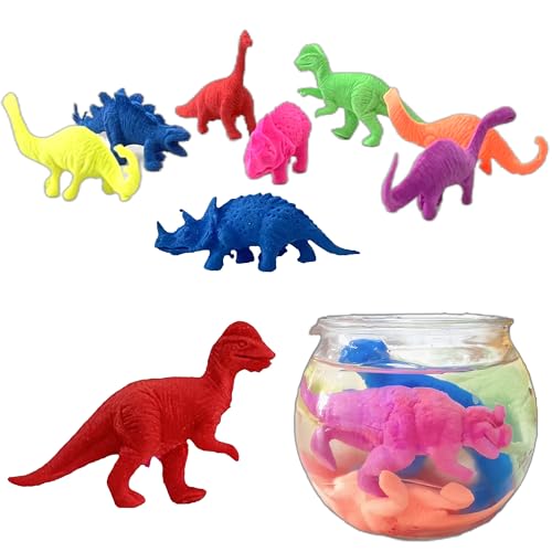 LilyBeauty Water Growing Dinosaurs - 50 Pack Individually Wrapped Favors Expandable Animals Toy - Party Supplie