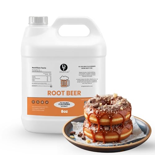 Dolce Flav Root Beer Flavoring Oil for Baking, Candy and Frosting, 8 Fl Oz