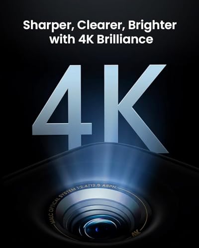 Image of JMGO N1S 4K Upgrade Triple Laser Projector, 1700 ISO Lumens, Google TV