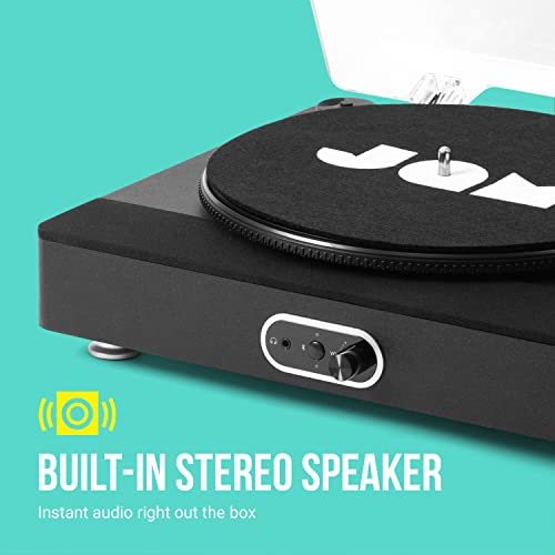 Jam Sound Stream+ Platine, Enceinte Stéréo Intégrée, Connectivité Bluetooth, 3 Vitesses, Adaptateur CA, Câble RCA vers… - Les Beatles, Paul McCartney, John Lennon, RIngo Starr, George Harrison Jam Sound Stream+ Platine, Enceinte Stéréo Intégrée, Connectivité Bluetooth, 3 Vitesses, Adaptateur CA, Câble RCA vers… – Image 4