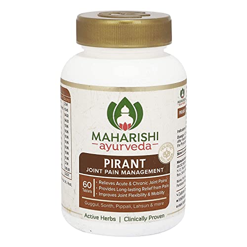 Maxxglow Ayurveda Pirant Tablet | for Joint & Muscle Health| Reduces Inflammation and Morning Stiffness | for Artheritis,Osteoartheritis,Spondylytis & Morning Stiffness -60 Tablets