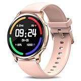 [Pantalla Personalizable y Correa Reemplazable] Este reloj inteligente tiene una pantalla táctil redonda de alta definición, múltiples diales para elegir y también admite la visualización de diales personalizados personales. También viene con una correa de repuesto desmontable para combinar con diferentes estilos.
