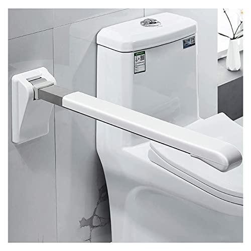 Bad Griff Bar Dusche Griff Greifen Schienen for Senioren Badezimmer, Handicap Armlehnen for Toilettenschienen Flip UparmRest Dusche Griffe for ältere Stützwanne Griff Badgeländerung / mit Ruf Inchg Be Cover