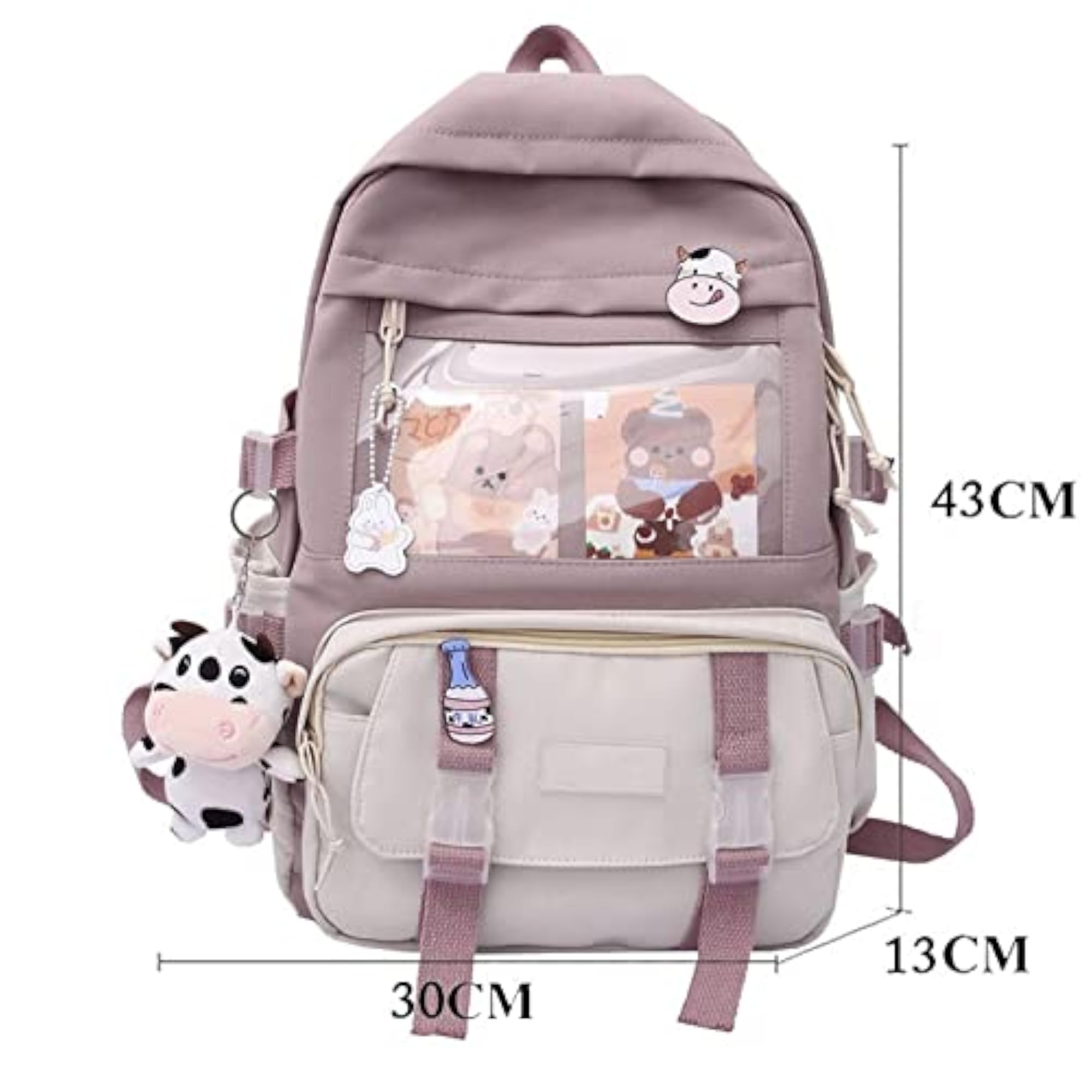 Women's Waterproof Nylon Large Capacity Travel Backpack