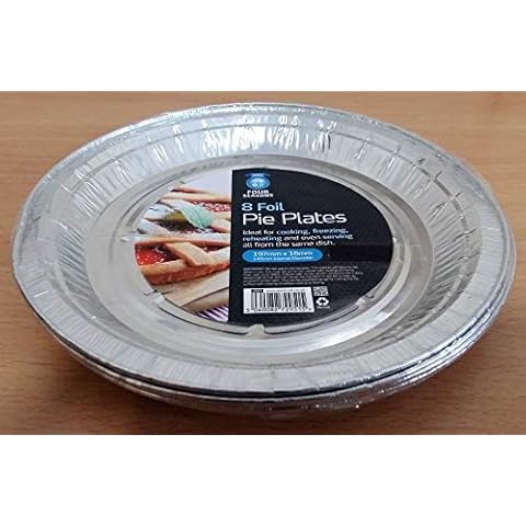 Foglish Round Aluminium Foil Pie Plate Dish Cover