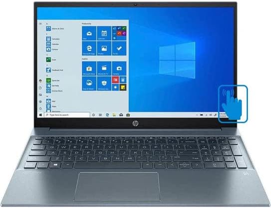 HP Pavilion 2022 - Laptop con pantalla táctil IPS FHD de 15.6 pulgadas, Intel 12th 10-Core i7-1255U, gráficos Iris Xe, 32 GB de RAM, DDR4, 1 TB,