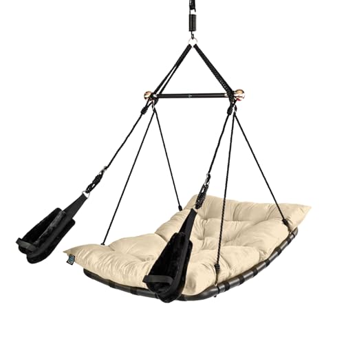 Liebesschaukel Luxus Private Euphoria® - Bequeme Sexschaukel mit Stil - Farbe Creme