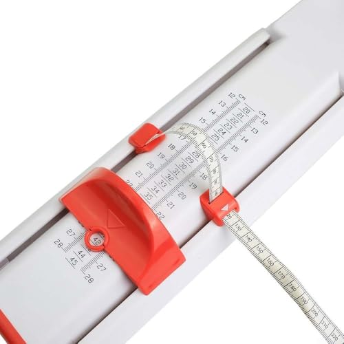ARMYJY Appareil de mesure de pied pour enfants 120-280 mm Règle professionnelle pour pointures de chaussures – En plastique ABS robuste pour un usage familial Bleu (rouge) – vue 4