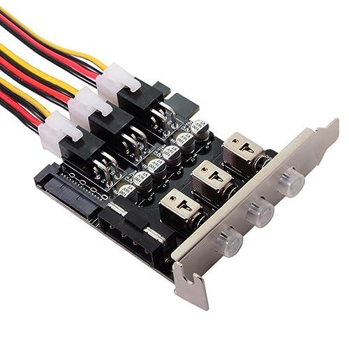 chenyang 3 SATA HDD SSD Hard Drive Power Switch Selector Module Control System with 80mm Low Profile Bracket by chenyang - Used condition - US$11.84