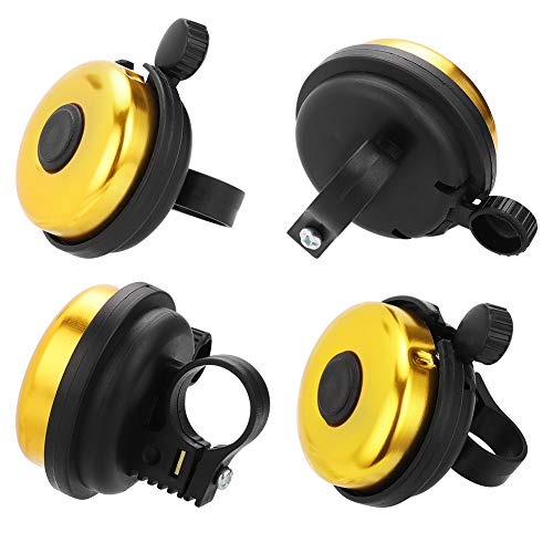 Classic Bike Bell, Aluminum Bicycle Bell, Loud Black-Right Hand Use-1 pack - Picture 53 of 253