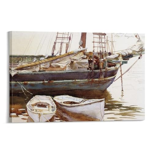 Toile John Singer Sargent Schooner pour créer une ambiance marine au bureau
