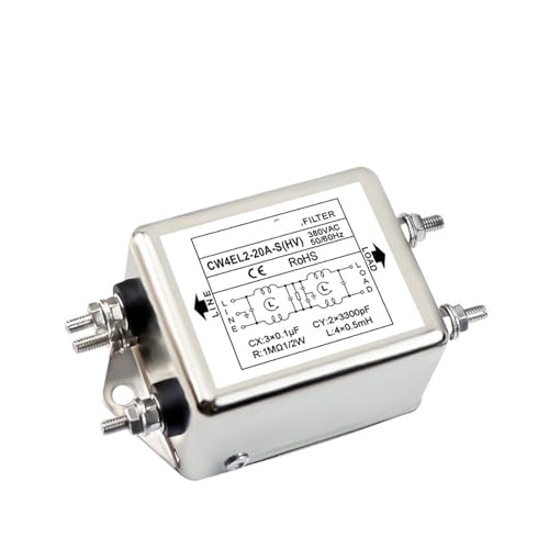 Filtro de potencia de alta tensión de 380V para eliminar interferencias de dos etapas CW4EL2 2