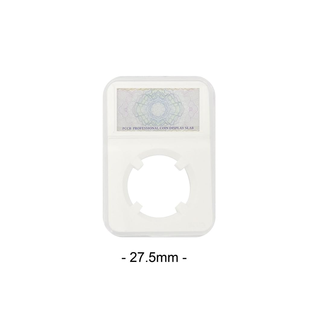 PCCB MINGT 10PCS 27.5MM Coin Slab Display Acrylic Coin Holder Collection Casing Protector Storage Case For Coin Collection And Supplies - Image 2