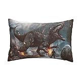 マグマ恐竜 しましまとらのしまじろう 枕カバークッションカバー 漫画 プリント アニメ 抱き枕カバー クッションカバー い背当て飾り 座布団 車の枕カバー 部屋 インテリア シンプル 柔らかい抗菌 防臭 結婚祝いオリンピック競技 応援グッズ