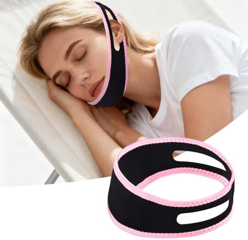 Travel Jaw Strap for CPAP Users, Sleep Apnea Headgear to Keep Mou...