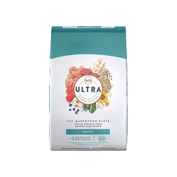 Buy NUTRO ULTRA Senior High Protein Natural Dry Dog Food with a Trio of