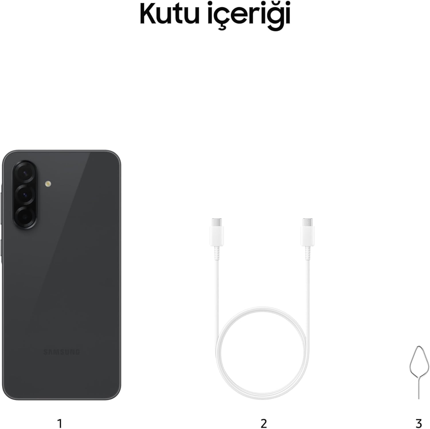 Samsung Galaxy A36 5G, Android Akıllı Telefon, 128GB Depolama, 8GB RAM, Siyah, 6x İşletim Sistemi Yükseltmesi, Büyük Ekran, Sekiz Çekirdekli İşlemci (Siyah)