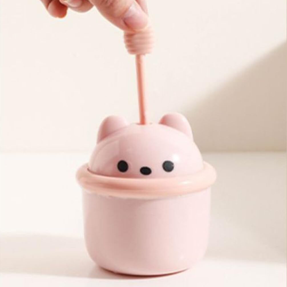 Beaupretty Bear-Shaped Facial Bubble Maker 3Pcs Foam Bottle Pump for Face and Body Wash Portable Foaming Bottle with Easy-Grip Handle - Image 4