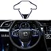 Thenice for 10th Gen Civic ABS Plastic Steering Wheel Trims Interior Decaration Sticker for Honda Civic 2020 2019 2018 2017 2016 -Blue