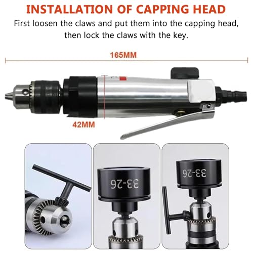 Scelleuse à vis pour bouchon de bouteille plastique et eau