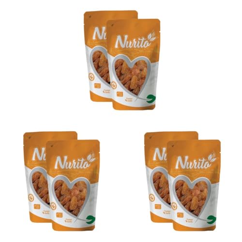 Image of Nurito Dried Fruits Nuts And Seeds (Golden Raisins /Munakka, 500G (2X250Gm)) (Pack of 3)