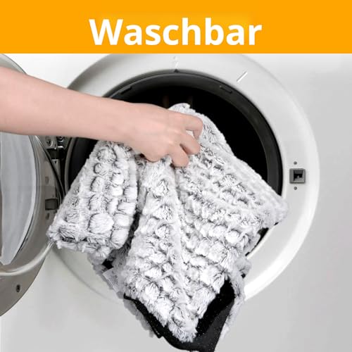 Petace Selbstheizende Decke Katze, Heizdecke für Katzen und Hunde,Haustier Wärmekissen für Innen- und Außenbereich, Anti-Slip selbstwärmende Heizmatte thermische Decke, 60×45 cm