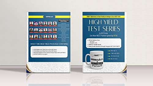 Image of High Yield Test Series with 15 Full-length Practice Tests based on New NTA NEET Pattern