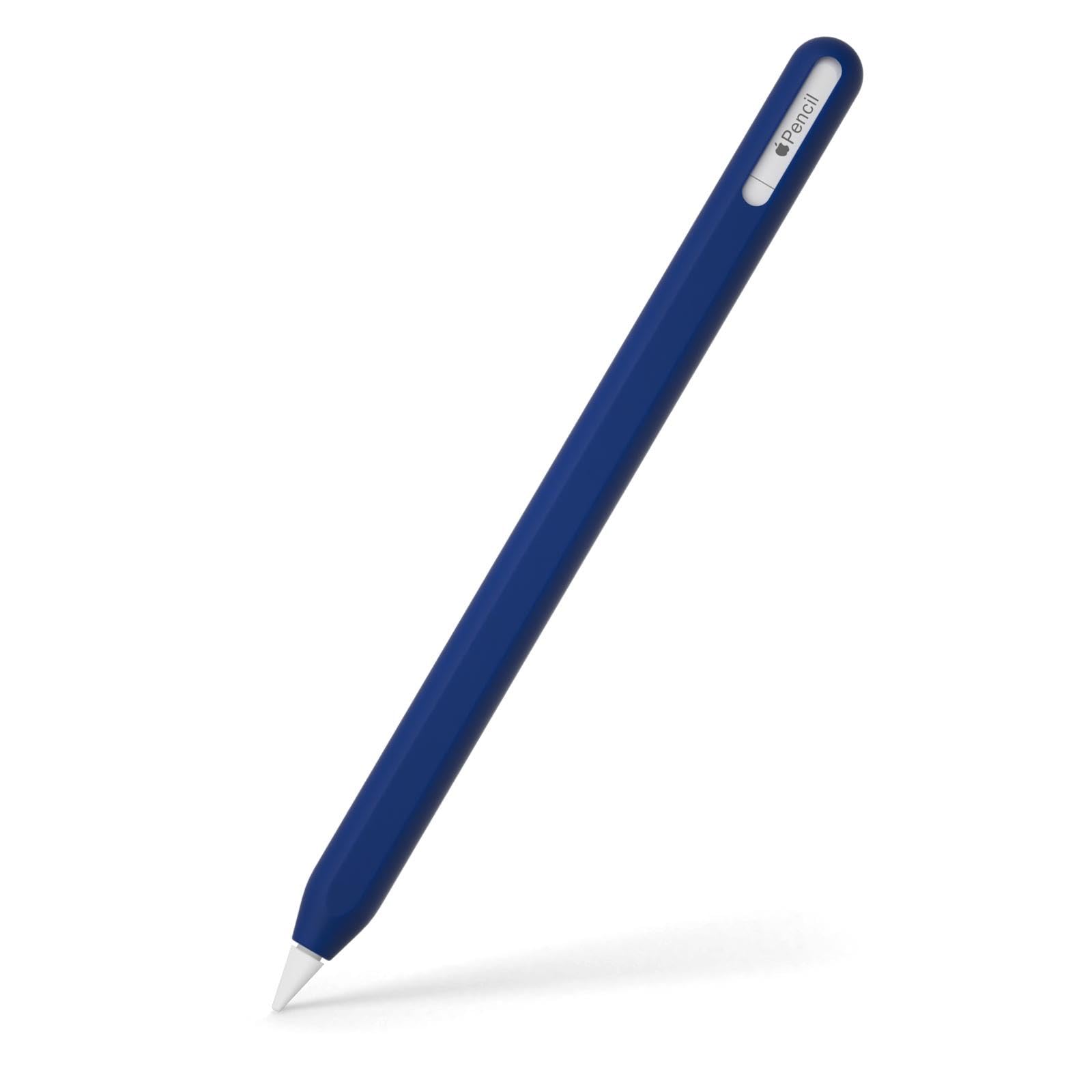 Oboe Silicone Cover Pencil Case Sleeve Compatible with Apple Pencil (USB-C) for iPad Pro 11/12.9 inch Skin (B-Midnight Blue) [Stylus Pencil is NOT Included]-image-35