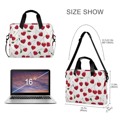 Funda para portátil ALaza patrón corazón rojo 13-15.6" miniatura 5