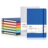 ViVin Lined Journal Notebooks for Work, 192 Pages, Medium 5.5 x 8.3 inch, College Ruled, A5 Hardcover Journaling Notebooks for Writing, 8 Pack Bulk,Multi Colored Series