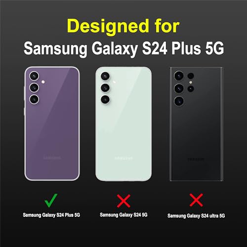 Image of amazon basics Back Case Cover for Samsung Galaxy S24 Plus 5G | Compatible for Samsung Galaxy S24 Plus 5G Back Case Cover | Liquid Silicon Magic Case with Camera Protection | Black