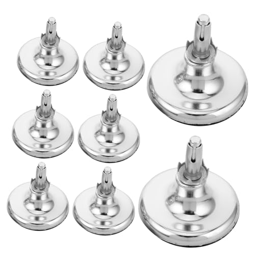 SUPVOX 8pièces Meubles avec roulettes pour Tapis De Commode Lit Support Robuste Et Installation Facile avec Embouts Ronds