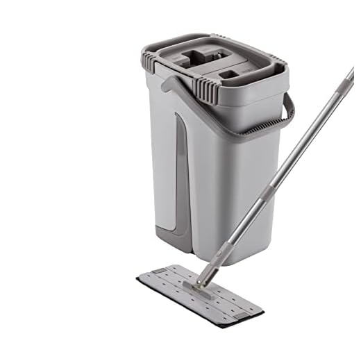 MOP Flat Lava e Seca Menalux com Refil Extra de Microfibra