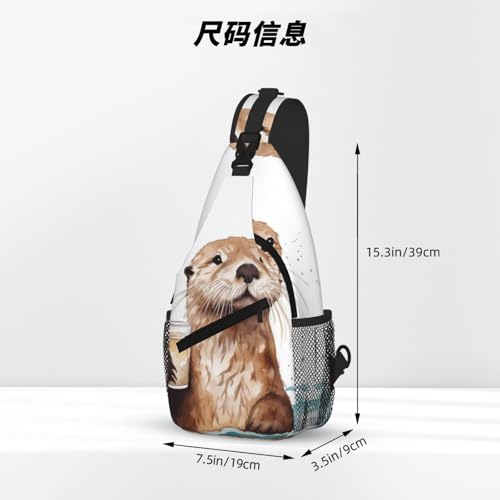 Bolso bandolera Sea Otter para mujeres y hombres miniatura 4