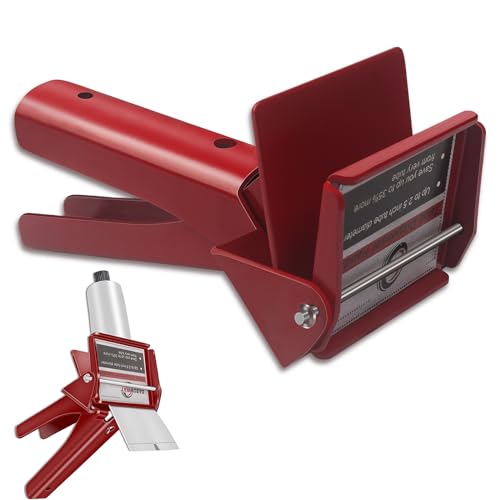 MARKETTY Tube Extrusion Tool - Efficient RTV and Silicone Dispenser That maximizes The use of All Material in The Tube and Prevents Material Waste(Red)