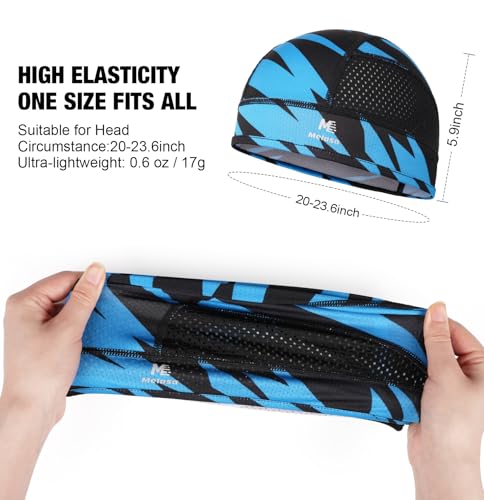 Image of MELASA Cooling Skull Caps Helmet Liner, Lightweight Mesh Under Helmet Cycling Motorcycle Hard Hat Sweat Liner for Men Women