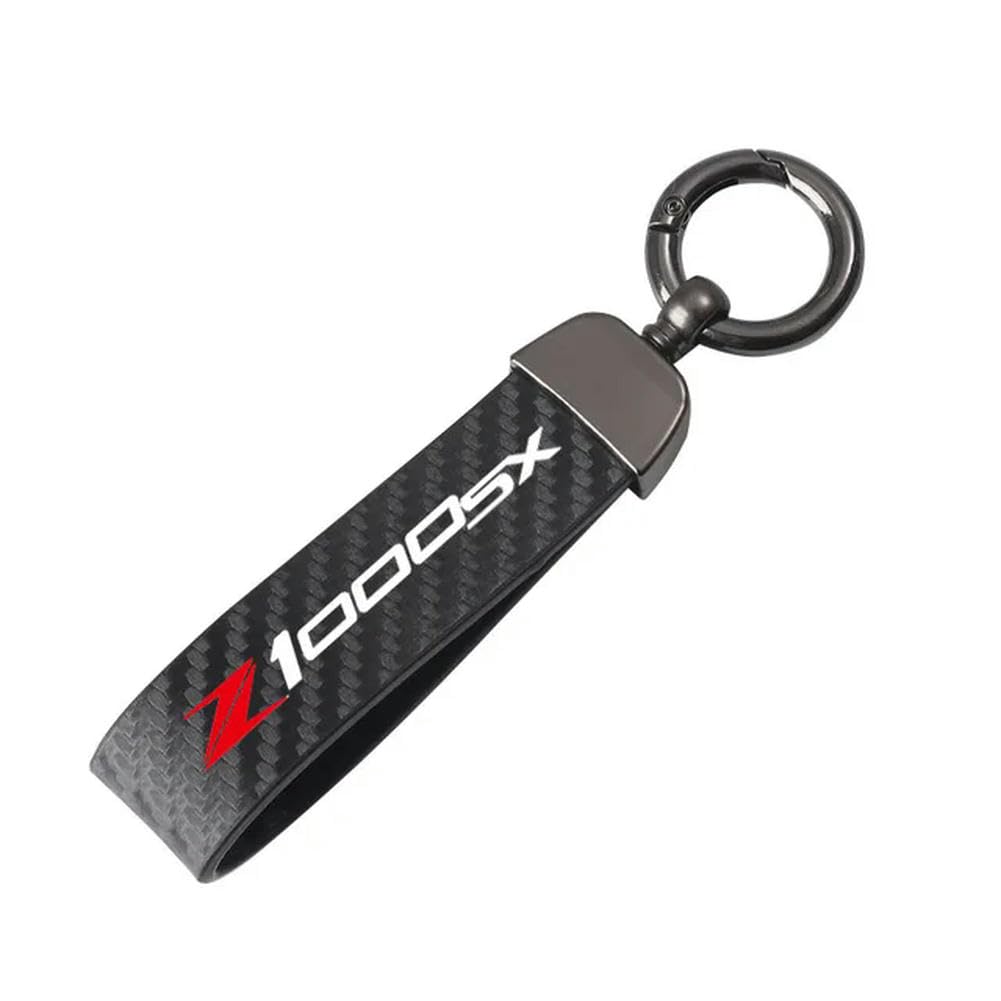 Instr Z1000sx High-Grade Leather Motorcycle Keychain Horseshoe Buckle Jewelry For K-Awasaki Z1000r Ninja 1000 2011~2015 Z1000 2010-2019
