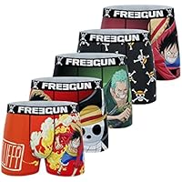 Freegun Boxer Hombre One Piece, Calzoncillos Hombre Luffy,