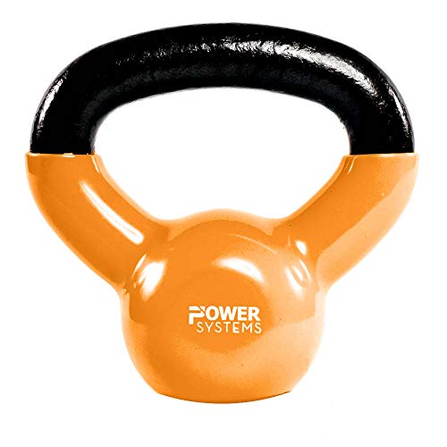 Power Systems Premium Kettlebell Prime, 25 Pounds, Orange (22847)