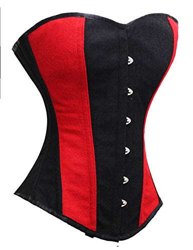 luvsecretlingerie Heavy Duty 26 Double Steel Boned Waist Training Overbust Tight Shaper Corset #99743