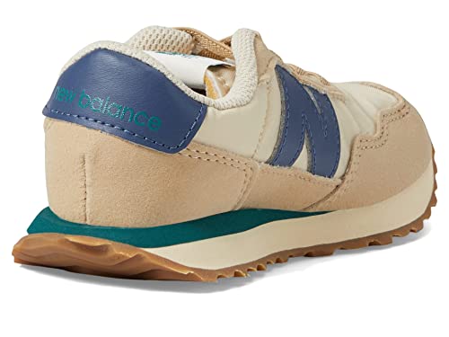 Image of New Balance Kids 237 Bungee Sneaker, Incense /Vintage Indigo, 10.5 W Little Kid (4-8 Years)